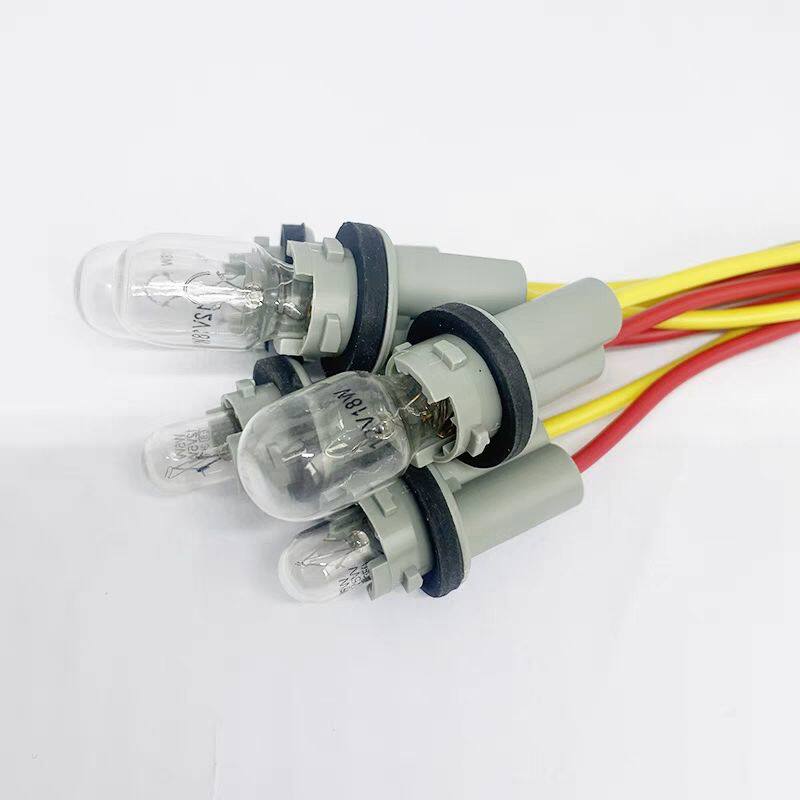 汽车灯泡12V24V货车小灯倒车灯T15W16WT10W5W插泡灯座插座插头