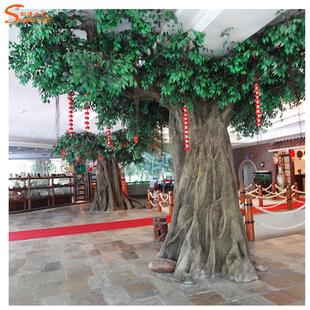 厂家仿真大树大型假树榕树包柱子装饰室内假树景观大榕树枫树定制