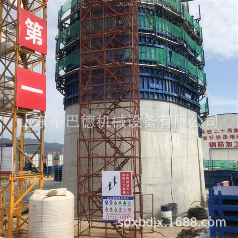 新型箱式安全梯笼 建筑材料 桥梁施工爬梯梯笼 施工安全梯笼