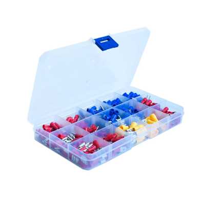 新款直销跨境直供 280pcs冷压端子组合 15款盒装连接器 接线端子
