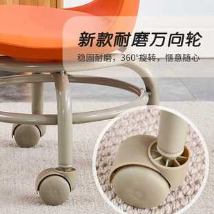 新款直销带娃神器万向轮小凳子儿童学步滑滑凳多功能美缝滑轮矮凳