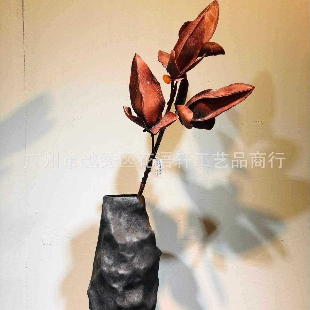 新款直销EVA仿真玉兰苞木棉花 样板间软装装饰花