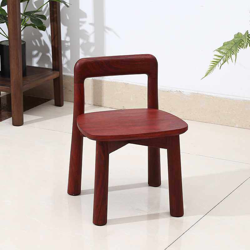新款直销花梨木家用木质小板凳儿童椅子换鞋凳实木换鞋凳带靠背小,住宅家具,餐椅,淘宝优惠券,粉丝福利购,淘宝优惠卷