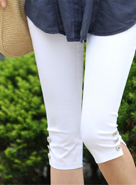 Summer capris Women's thin summer pants夏七分裤女式薄夏季裤