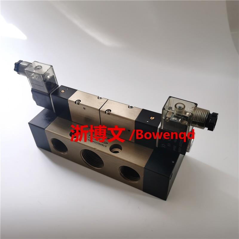 电磁阀Q35D2CV-20电控换向阀Q35D2CV(ii)-L20推三位五通