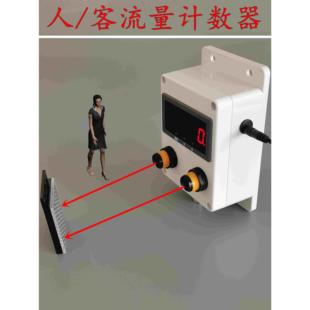 客流量计数器自动感应电子人数记数器店铺门店人流量进出统计点数