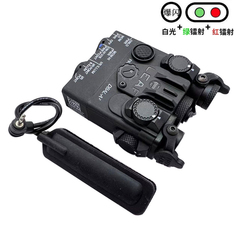 海外版DBAL-A2红绿镭射双激光指示器战术手电筒LED灯强光爆闪照明