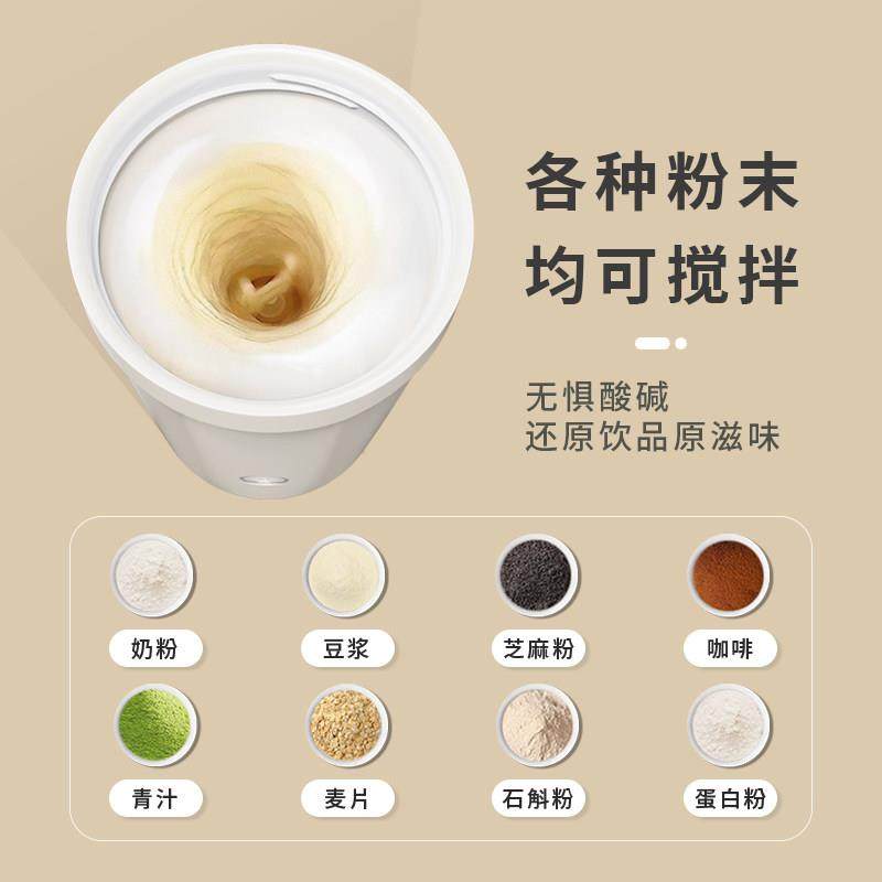 全搅自动拌杯225新款咖啡奶0电动磁力冲RNZ泡摇摇杯便携充电粉款,餐饮具,搅拌杯,淘宝优惠券,粉丝福利购,淘宝优惠卷