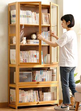 书架置架落物柜书子家用儿童多层448NZW地办公室靠墙边简易客厅实