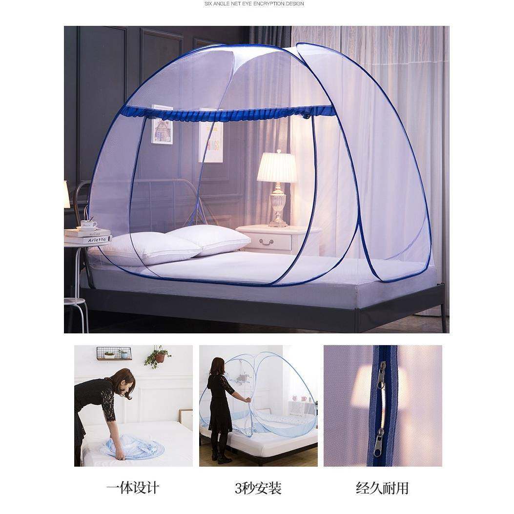 家用蒙古包免安装可米LYF折叠1床.81.5m上2蚊帐夏季儿童加密厚1加,床上用品,蚊帐,淘宝优惠券,粉丝福利购,淘宝优惠卷