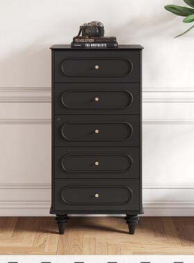 法式古复古实木斗柜客物柜卧室床尾76631中风八斗柜储餐厅边柜收