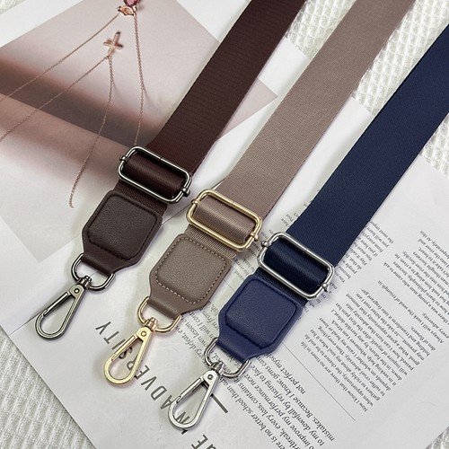 纯色百搭可调节单肩斜挎宽包带子