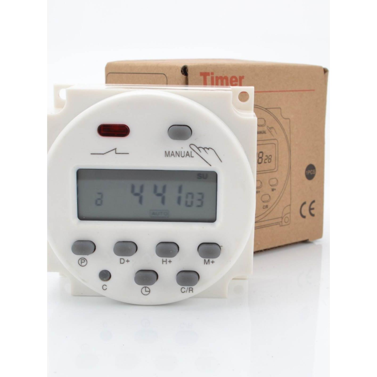 CN101A小型微电脑时控开关电源定时器12V24V220V时间继电定时开关