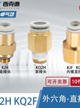 CKT直通SMC型PC快速接头KJH/KQ2H/KQ2F08/10/12/16-M5/01/02