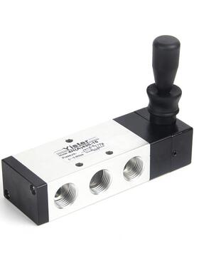 4H430C-15/10三位五通气动手扳阀4H430E三位置4HA430弹簧自动复位