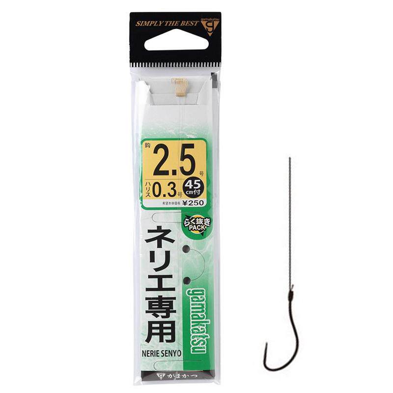 伽玛卡兹溪流钩小物线组鲫鱼腹打鱼钩专用金钩子线半成品11536