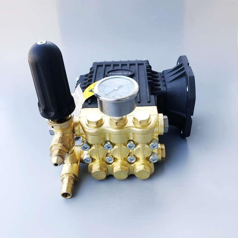 派驰PC-1207洗车机铜泵头9KW全自动关枪停机水泵铜块380V水枪机头