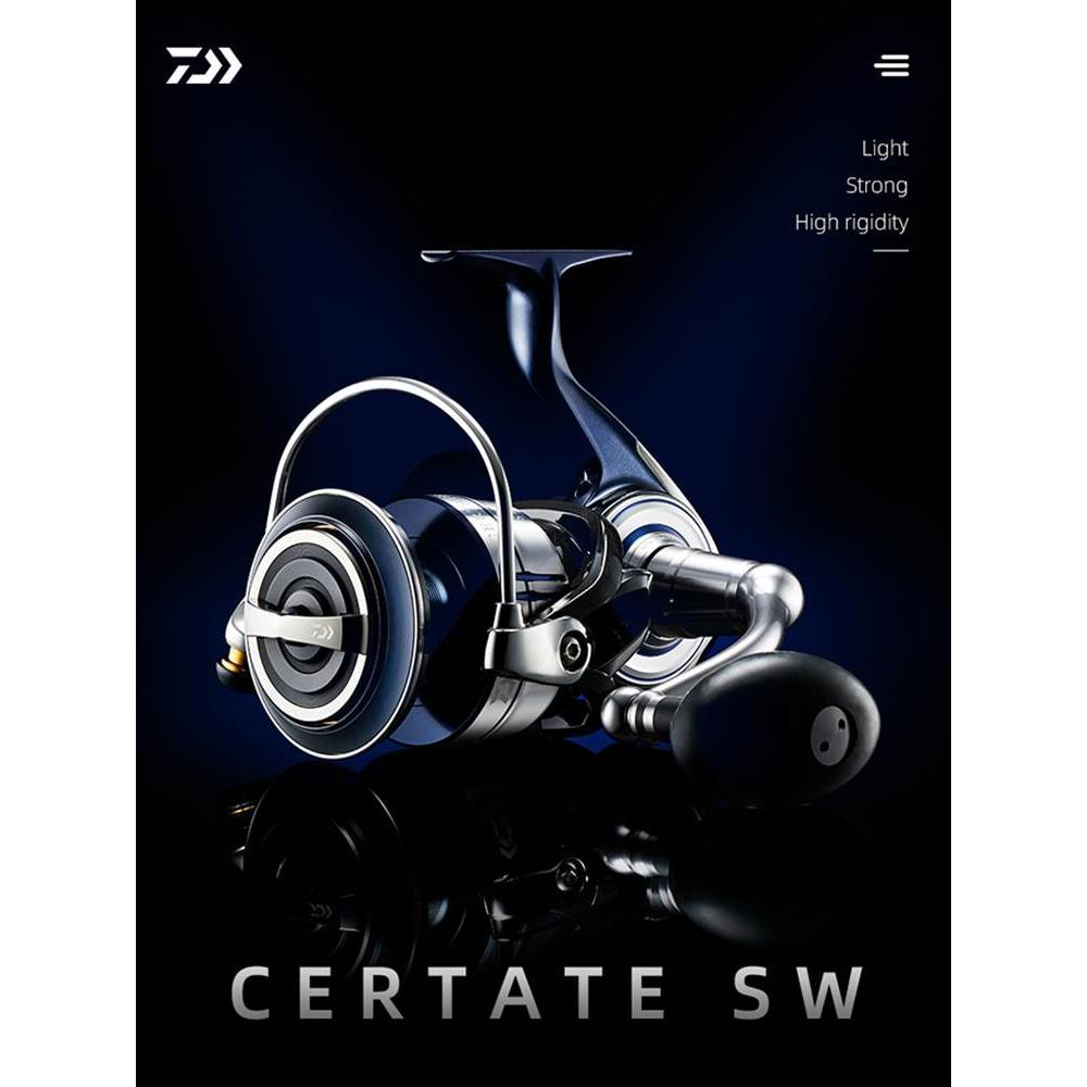 22款日本进口DAIWA达亿瓦CERTATE SW纺车轮远投路亚轮渔轮铁板