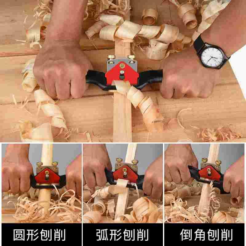 鸟木工修边手工刨木匠可刨刀刨工具刨刀木工手推圆滚一字调节刨子