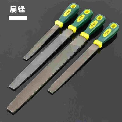 得威斯钳工锉刀 中齿扁锉刀 双色胶柄整形锉 修边锉 平板锉 扁锉