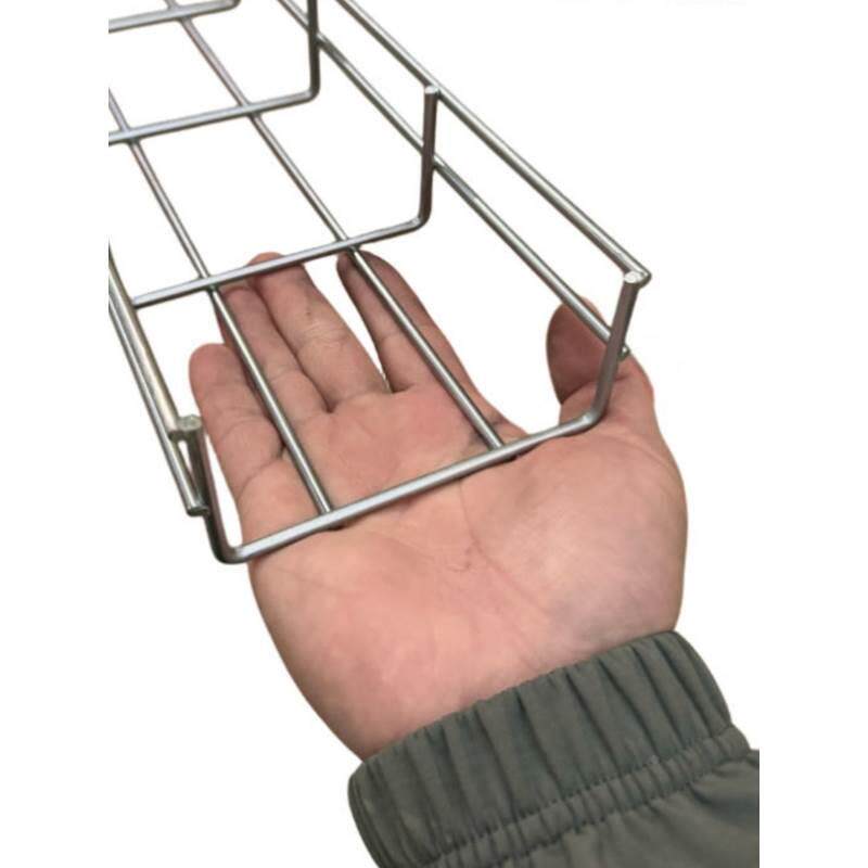 304不锈钢镀锌网状网络线槽开放式弱电养猪殖场机房设备网格桥架