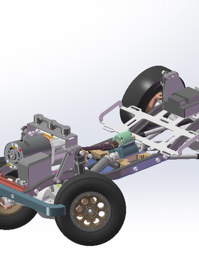 1：10攀爬车车模遥控车图纸STP数模STL三维建模Solidworks设计