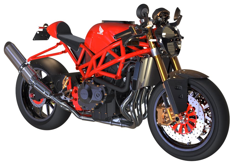 本田cbr600摩托赛车设计图纸3d模型0建模赛车工业设计摩托车图纸
