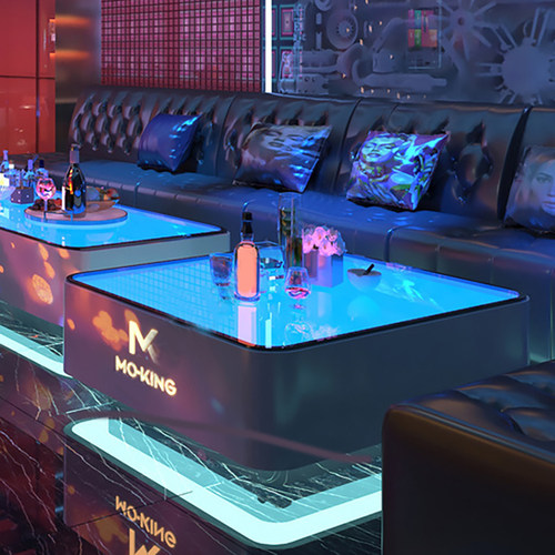 ktv酒吧发光茶几厂家直销