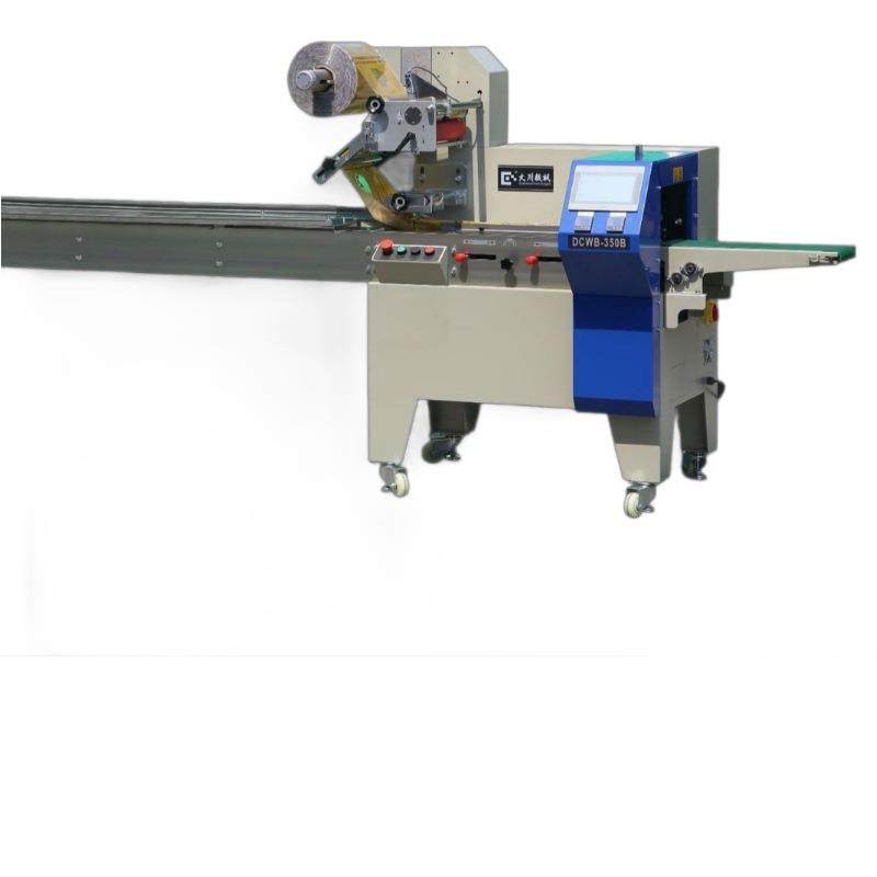 高速枕式包装机适合各种糖果、方糖、饼干、面包等产品包装