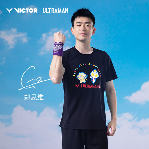 威克多VICTOR胜利羽毛球运动护腕奥特曼联名系列吸汗防护SP506UTM