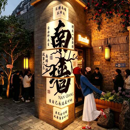 网红民谣小酒馆清吧氛围布置撞南墙面打卡造背场景烧烤装饰贴纸画