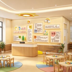 幼儿园环创主题墙面成品可定制