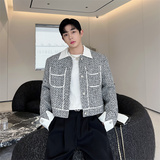 小香风撞色夹克P155，男装夹克，星座1111（原C206）