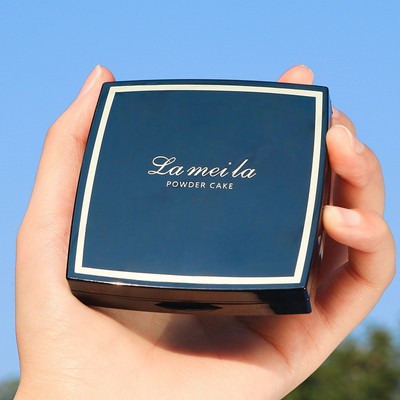 拉美拉遮瑕磨皮定妆粉饼持久控油隐形毛孔哑光自然提亮肤色蜜散粉