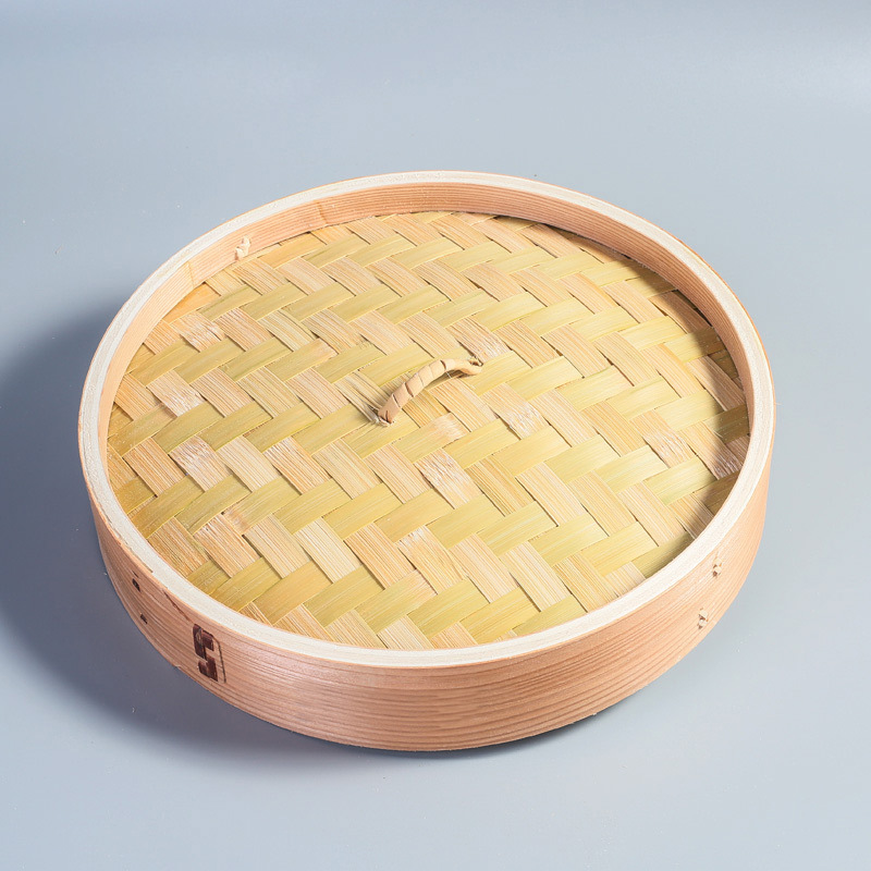 传统加高加深柳杉蒸笼屉小笼包