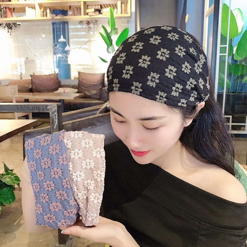 产后产妇空调房护头薄款月子帽包头发带