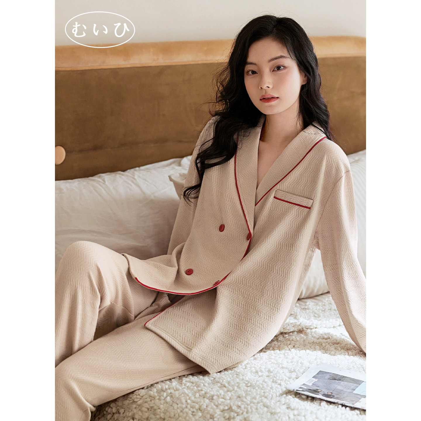 高端/纯棉/舒适日本轻奢女睡衣