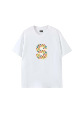 【陈浚铭同款】STAY UP LATE彩色S俏皮简约亲肤圆领短袖T男女同款