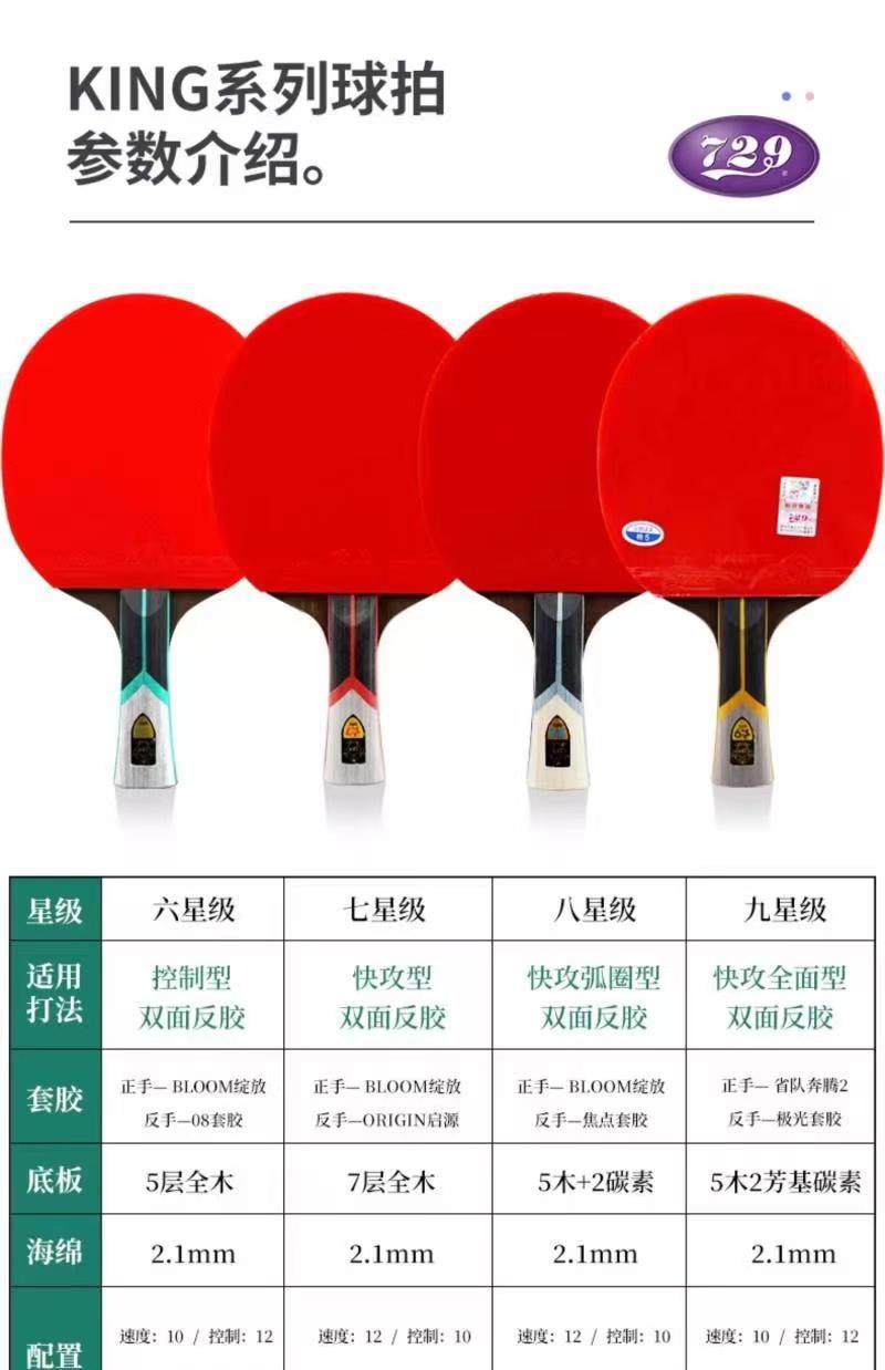 银河乒乓球盖球不脱胶利反攻