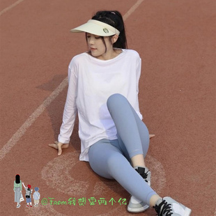Action長袖 夏季 FromLL防曬上衣一字領寬松Back 速干T恤女 涼感
