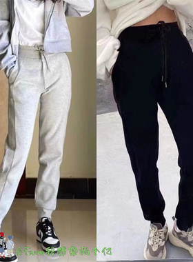 From新品高腰加绒卫裤女团裤Scba瑜伽抓绒保暖运动休闲慢跑长裤冬