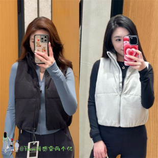 From秋冬上新~Lnsted马甲夹棉加厚运动保暖带夹层棉服宽松外套女