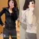 加绒保暖帽衫 From推荐 拉链外套女 修身 款 冬季 抓绒瑜伽服Scba经典