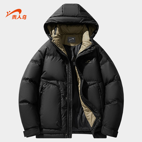 贵人鸟工装羽绒服外套