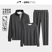 休闲套装 男款 2026年春秋季 贵人鸟男士 运动三件套中年爸爸装 跑步服