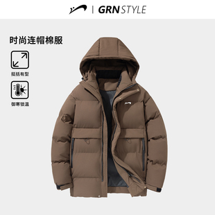 冬季 外套男冬款 2025年新款 棉袄子爸爸冬装 棉衣男士 贵人鸟棉服男款