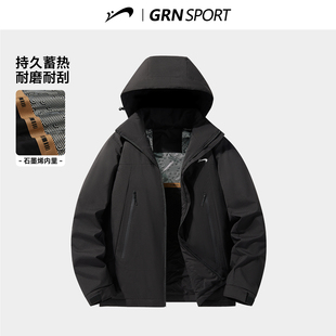 夹克外套男冬款 贵人鸟棉服男款 加厚夹棉工装 2025年新款 棉衣女 冬季