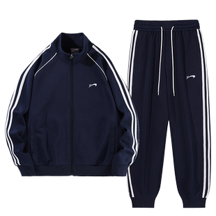 贵人鸟运动套装男士春秋季男装男生运动服男套装休闲卫衣服外套女