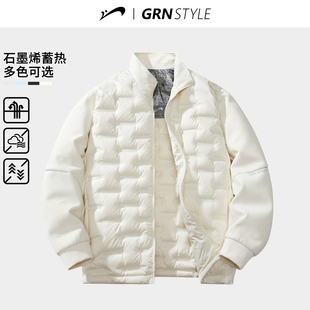 鸭绒保暖外套 石墨烯棉服男士 贵人鸟轻薄羽绒服男女款 2025年秋冬季