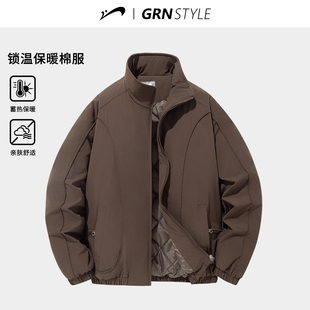 外套男冬款 贵人鸟棉服男款 立领加厚美式 2025年新款 棉衣棉袄子 冬季
